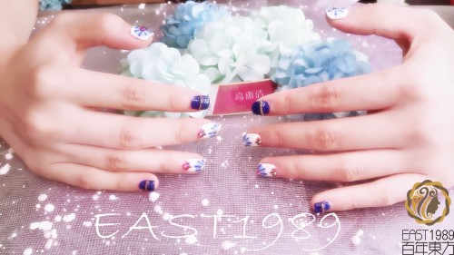  青花美甲怎么做？保定東方技工學(xué)校教你巧做美甲！